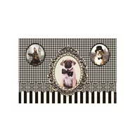 Obrusy i serwetki - Nuova R2S R2S Podkładka na stół 30x45cm R2S Happy Life psy 350 DOGS - miniaturka - grafika 1