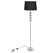 Lampy stojące - Czarna stojąca lampa podłogowa w stylu glamour 3X EX03 R2-H03 - miniaturka - grafika 1