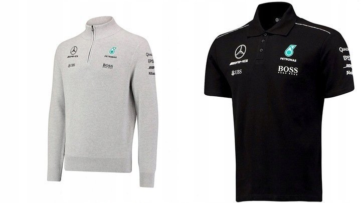 MERCEDES F1 BLUZA MĘSKA SWETER roz xs