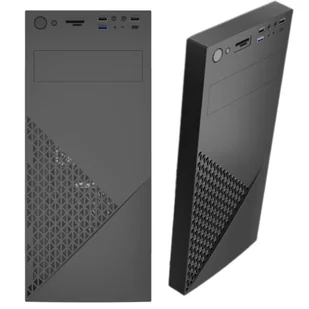 Przedni panel do obudowy FORNAX 170 Gembird Front panel czarny - Akcesoria do komputerów stacjonarnych - miniaturka - grafika 1