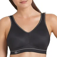 Biustonosze - Anita Active Damski biustonosz sportowy Light & Firm, czarny (schwarz 001), 70F - miniaturka - grafika 1