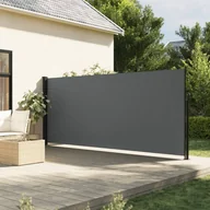 Markizy - vidaXL Zwijana markiza boczna, antracytowa, 180x300 cm - miniaturka - grafika 1