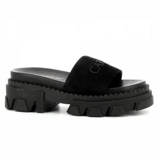 Czarne klapki damskie CARINII - Carinii - Klapki i japonki damskie - miniaturka - grafika 1