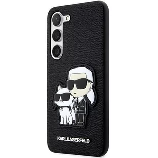 Karl Lagerfeld KLHCS23SSANKCPK S23 S911 hardcase czarny/black Saffiano Karl & Choupette - Etui i futerały do telefonów - miniaturka - grafika 2