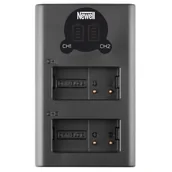 Ładowarki do aparatów dedykowane - Newell Ładowarka do aparatu Ładowarka dwukanałowa DL-USB-C do akumulatorów DMW-BLC12 NL2113 - miniaturka - grafika 1