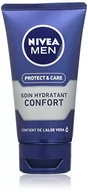 Kremy do twarzy - NIVEA MEN Protect & Care Nawilżający Komfort Care (1 x 75 ml), Pielęgnacja twarzy wzbogacona witaminą B5 i aloesem, nietłusty krem nawilżający dla mężczyzn - miniaturka - grafika 1