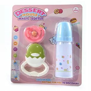 MAGICZNA BUTELKA DLA LALKI SMOCZEK GRZECHOTKA - Akcesoria dla lalek - miniaturka - grafika 1