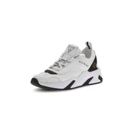 Sneakersy damskie - Damskie Sneakersy GUESS GENIVER2 FLPGE2FAL12-WHIBR – Biały - miniaturka - grafika 1