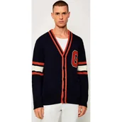 Swetry męskie - Gant Kardigan G-BADGE | Relaxed fit - miniaturka - grafika 1
