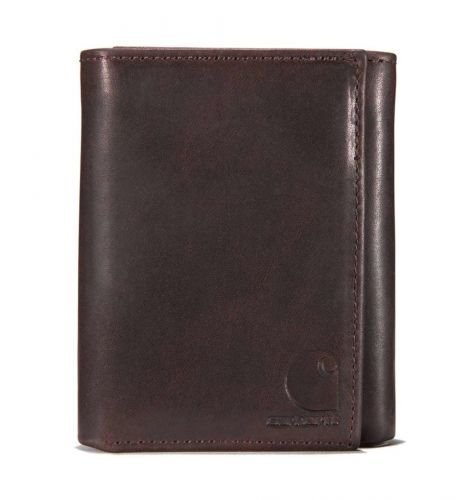Portfel Carhartt Oil Tan Trifold DARK BROWN