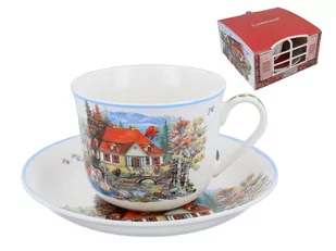 Carmani Filiżanka Village Life - DWOREK NAD STAWEM - 400ml - Filiżanki - miniaturka - grafika 1