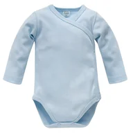 Body dla niemowląt - PINOKIO BODY WIAZANE DLUGI REKAW LOVELY DAY BABYBLUE NIEBIESKI 50 - miniaturka - grafika 1