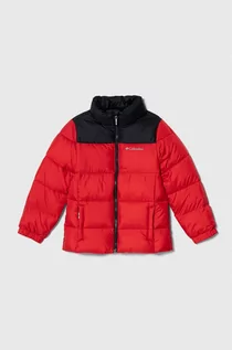 Kurtki i płaszcze dla dziewczynek - Columbia kurtka dziecięca U Puffect Jacket kolor czerwony - grafika 1