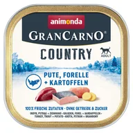 Mokra karma dla psów - Pakiet animonda GranCarno Adult Country, 44 x 150 g - Indyk, pstrąg i ziemniaki - miniaturka - grafika 1