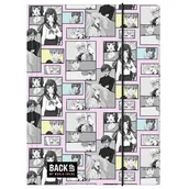 Teczki i skoroszyty - Derform, Backup Manga, Teczka Z Gumką, Pastel, A4 - miniaturka - grafika 1