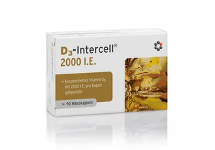 Mitopharma Witamina D3 - Intercell 2000 I.E. 90 kaps. D8DC-28790 - Witaminy i minerały - miniaturka - grafika 1