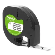 Papier do drukarek - Dymo ETYKIETA LETRATAG 12x4m PAPIER BIAŁA S0721500 S0721500 - miniaturka - grafika 1