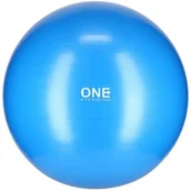 Piłki do ćwiczeń - ONE FITNESS GYM BALL 10 75CM BLUE  PIŁKA GIMNASTYCZNA ONE FITNESS - miniaturka - grafika 1