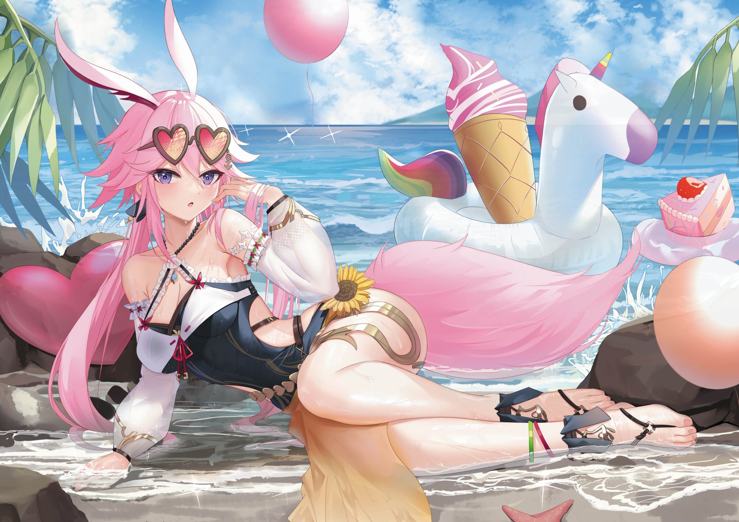 Plakat A3 Honkai Impact Anime Gra Yae Sakura