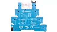 Sterowniki i przekaźniki - Finder Przekaźnikowy moduł sprzęgający 6,2mm, 1CO 6A 24VAC/DC 38.51.0.024.0060 - miniaturka - grafika 1