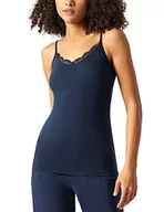 Koszulki i topy damskie - Schiesser Damski Top Spaghetti, Bielizna Damska, Granatowa, 38 - miniaturka - grafika 1