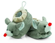Buty dla dziewczynek - Buciki Niemowlęce Z Grzechotką - Niechodki 0-6 M - miniaturka - grafika 1