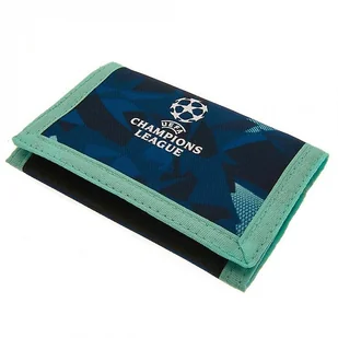 UEFA Champions League Portfel abstraktowy Ligi Mistrzów UEFA Granatowy/Akwamaryn/Biały One Size - Portfele - miniaturka - grafika 1