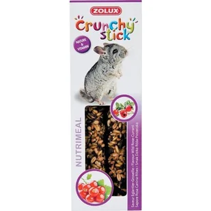 Zolux Crunchy Stick szynszyla dzika róża/porzeczka 115 g - Przysmaki dla gryzoni - miniaturka - grafika 1