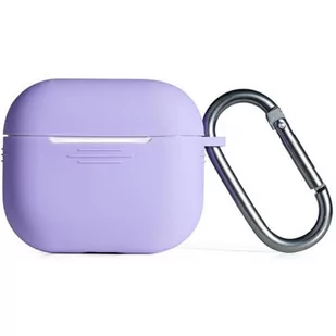 Etui na słuchawki BELINE Silicone do Apple AirPods 3 Fioletowy - Akcesoria do słuchawek - miniaturka - grafika 1