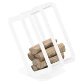 Akcesoria kominkowe - Parkanex stojak na drewno P3 biały - miniaturka - grafika 1