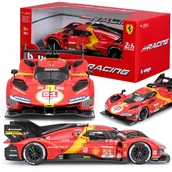 Samochody i pojazdy dla dzieci - Ferrari 499P #51 LMH FIA 24h Le Mans Hypercar 2023 1:24 Bburago 18-26309 - miniaturka - grafika 1