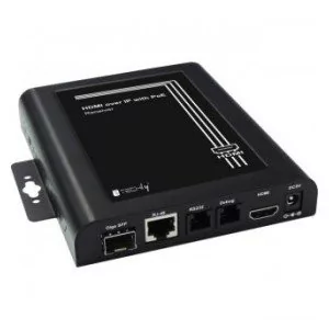 Techly Odbiornik extendera HDMI over IP z funkcją ściany wizyjnej PoE (020515) - Adaptery i przejściówki - miniaturka - grafika 1