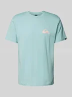 Koszulki męskie - T-shirt z nadrukiem z logo - miniaturka - grafika 1