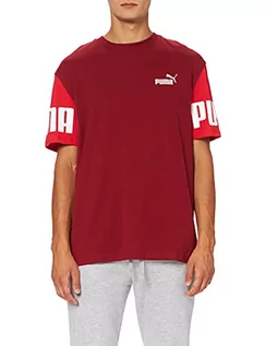 Koszulki męskie - Puma Koszulka męska, Intense Red M 589428 - grafika 1