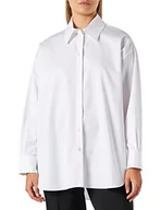 Bluzki damskie - Seidensticker Damska bluzka z długim rękawem, regularny krój, biała, 40, biały, 40 - miniaturka - grafika 1