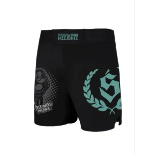 Środowisko Miejskie Spodenki MMA Fist Black - Spodnie sportowe męskie - miniaturka - grafika 1