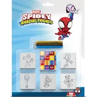 Zabawki kreatywne - Spidey - pieczątki 5szt Dante - miniaturka - grafika 1