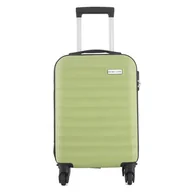 Walizki - Walizka kabinowa podróżna na kółkach w paski 18" - oliwkowy Semi Line - miniaturka - grafika 1