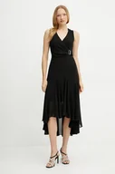 Sukienki - Morgan sukienka REEL kolor czarny midi rozkloszowana REEL - miniaturka - grafika 1
