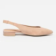 Baleriny - Baleriny damskie Geox D929BA00021 37 (4UK) 24 cm Beżowe (8050036030634). Baleriny damskie - miniaturka - grafika 1