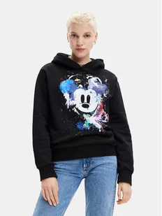 Desigual Bluza 23SWSK35 Czarny Loose Fit - Bluzy damskie - miniaturka - grafika 1