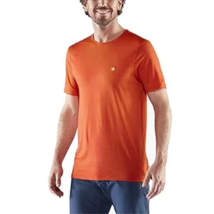 FJÄLLRÄVEN Fjällräven Męska koszulka górska Thinwool Ss M pomarańczowa pomarańczowy L F87192 - Koszulki męskie - miniaturka - grafika 1