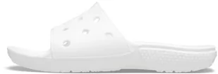 Crocs Unisex Classic Slide K drewniane buty dziecięce, biały, 30/31 EU - Buty dla dziewczynek - miniaturka - grafika 1