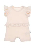 Kombinezony dla dzieci - Dziewczęcy rampers jasny róż Nicol r.74 - miniaturka - grafika 1
