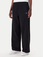 Spodnie sportowe damskie - Calvin Klein Jeans Spodnie dresowe LV047C249G Czarny Regular Fit - miniaturka - grafika 1