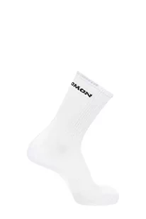 Salomon Unisex Flow Crew 3-pak biało-czarne skarpety - Skarpetki damskie - miniaturka - grafika 1