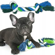 Zabawki dla psów - GRYZAK SZARPAK DLA PSA ZABAWKA DO APORTOWANIA SZNUR LINA PLECIONA SPLOT - miniaturka - grafika 1