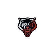 Odzież taktyczna i umundurowanie - Patch Wilk Biało Czerwony 74mm x 84mm - miniaturka - grafika 1
