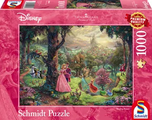 Schmidt 1000 Thomas Kinkade Śpiąca Królewna - - Gry planszowe - miniaturka - grafika 1