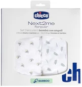 Prześcieradła dla dzieci - Prześcieradło Next2Me Forever bambus greenery 2szt - miniaturka - grafika 1